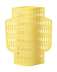 Yellow paper vase Octaevo, "Dendra"