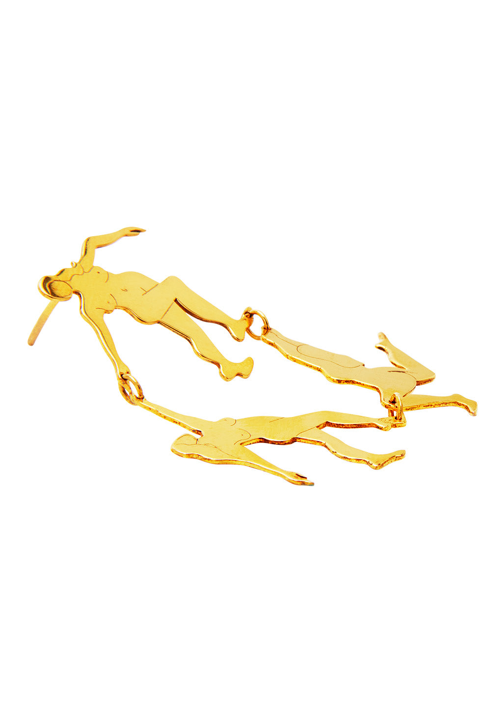 Aretes danzantes móviles
