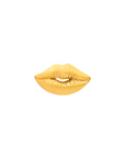 arete en forma de labios, arete con perla, arete individual, arete con perla removible, pin, broche, accesorio, perla natural, aleación de latón, dorado, regalo para mujer, regalo para hombre, regalo, diseño mexicano, marca mexicana, hecho a mano, hecho en México