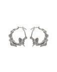 arracadas con figuras humanas, arracadas grandes, hoops, aleación de latón, chapado de oro 24k, chapado de plata, aretes para mujer, aretes para hombre, diseño mexicano, hecho en México, hecho a mano