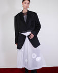 blazer con cierres metálicos, blazer con hombreras, blazer para mujer, blazer para hombre, blazer 2 en 1, blazer cropped, blazer con bolsillo y detalle de llave encapsulada, blazer oversized, diseño mexicano, hecho a mano, hecho en México
