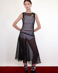 vestido semi transparente con botones, vestido 2 en 1, vestido tela delgada, vestido para mujer, vestido con botones, vestido multifuncional, vestido fresco, diseño mexicano, hecho a mano, hecho en México
