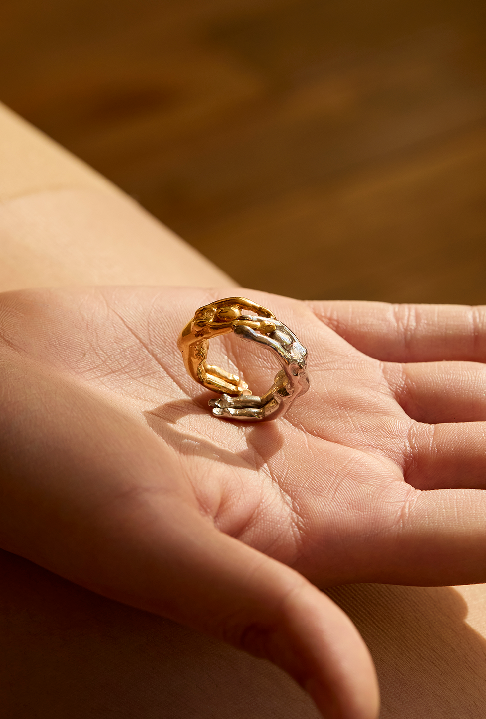 anillo ajustable, anillo con chapa de oro, anillo para hombre, anillo para mujer, anillo, amistad, mujeres, diseño mexicano, hecho a mano, hecho en México