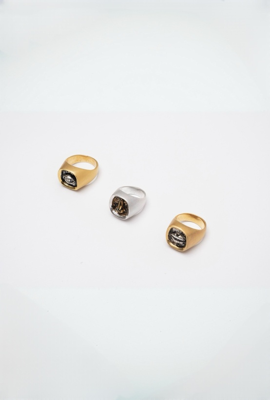 anillo tipo graduación, hecho a mano, figura humana, marca mexicana, aleación de latón, plateado, arte, anillo chunky, regalo de cumpleaños para mujer, regalo de aniversario para mujer, regalo para hombre, anillo para hombre, anillo para mujer, diseño mexicano, hecho en México
