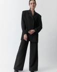 blazer oversized, blazer con hombreras, blazer con inspiración en René Magritte, arte, René Magritte, blazer para mujer, blazer para hombre, regalo para mujer, regalo para hombre, diseño mexicano, marca mexicana, hecho a mano, hecho en México