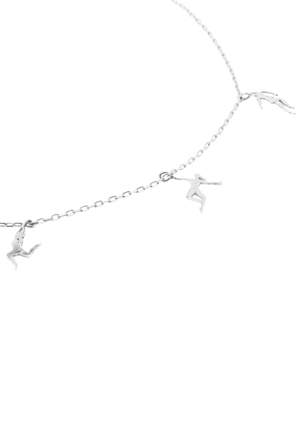cadena delgada con colgantes, cadena delgada de plata .925, cadena para mujer, cadena para hombre, cadena de plata .925, cadena dorada, "La Danse" de Matisse, arte, diseño mexicano, hecho en México, hecho a mano, historia del arte