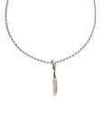 collar cadena delgada de plata, collar con charm de cubiertos de plata, collar de plata, diseño mexicano, hecho a mano, hecho en México, collar con charm de cuchara, collar con charm de tenedor, collar con charm de cuchillo, hecho en plata