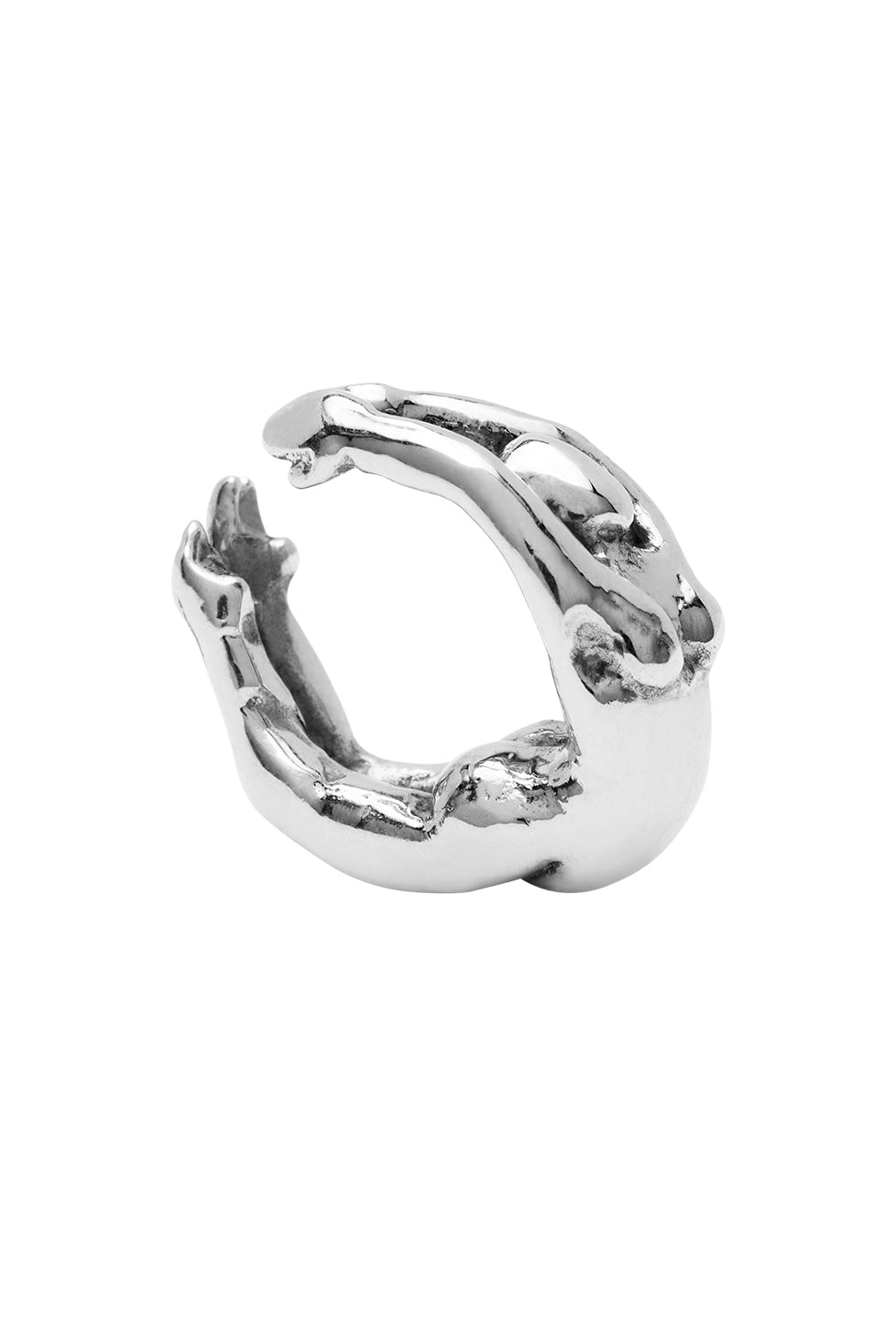 ear cuff con forma humana, ear cuff de plata .925, ear cuff de aleación con chapa de oro 24k, ear cuff para mujer, ear cuff para hombre, regalo para mujer, regalo para hombre, diseño mexicano, marca mexicana, hecho a mano, hecho en México