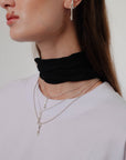 Ear cuff con charm de cubiertos, ear cuff de plata, ear cuff con charm de cuchara, ear cuff con charm de tenedor, ear cuff con charm de cuchillo, diseño mexicano, hecho a mano, hecho en México