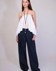 Pantalón de mezclilla, pantalón oversized, pantalón moderno, pantalón de algodón, pantalón para mujer, pantalón para hombre, hecho a mano, hecho en México