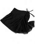 top falda multifuncional con bolsas, top que se hace falda con bolsas, top corte halter, falda tableada con vuelo, falda con bolsas, falda blanca, falda negra, diseño mexicano, hecho a mano, hecho en México